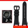 Легкий титановый ремешок Для часов Casio Protrek PRG-240 PRG-130Y PRW-1500 Металлический браслет с вогнутым креплением мужской Силиконовая резиновая лента