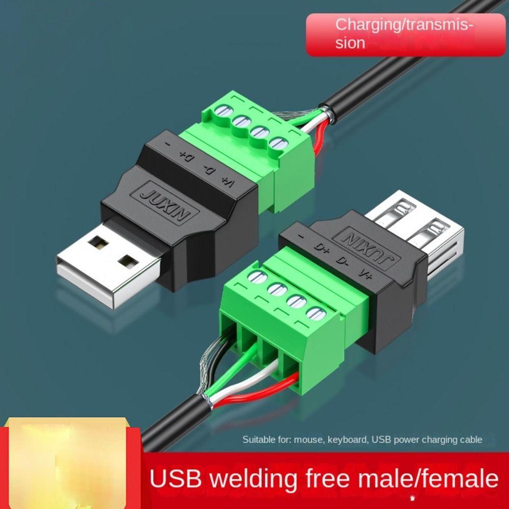 4-контактный разъем USB типа A, 4-контактный разъем типа «папа/гнездо» USB-штекер USB-разъем