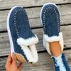 Ladies Shoes 2024 Hot Sale One Kick Women's Boots Winter Round Toe Plush Fleece for Warmth Solid Short Barrel Flat Snow Boots
