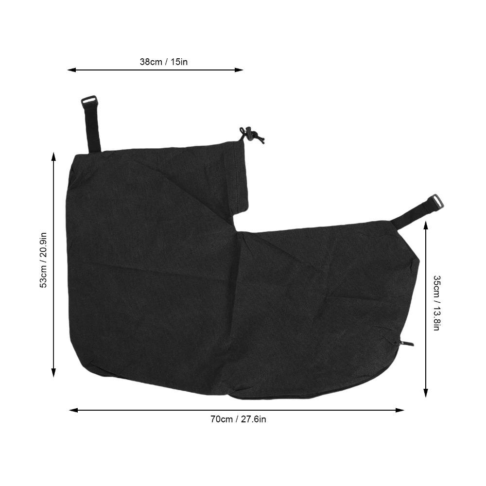 Non Woven Fabric Leaf Collection Bag Universal Debris Catcher Bag Durable Leaf Blower Bag