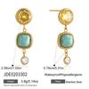 Wanxing 18K Gold Tassel Earrings: European & American Niche Design Stainless Steel Ear Ornaments for Women