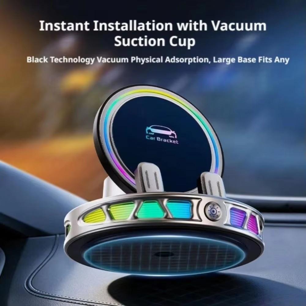 360° Rotation Wireless Charger Car Mount Vacuum Suction Cup Car Phone Charger Holder Driving