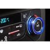 Middle Console AC Knob For Ford Focus 2015-2018 2PCS Blue Aluminum Cover Trim