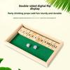 Wooden Shut Box Dice Board Game Classic Tabletop Version With 12 Numbers Pub Style Traditional Family Party Board Game Indoor