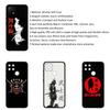 Чехол для iPhone 16 15 Xiaomi Redmi Note 14 13 12 11 Pro Max X 8 9 16e Samsung Galaxy S25 S24 S23 Moto OPPO Huawei Bushido Samurai Yin Yang Чехол для телефона