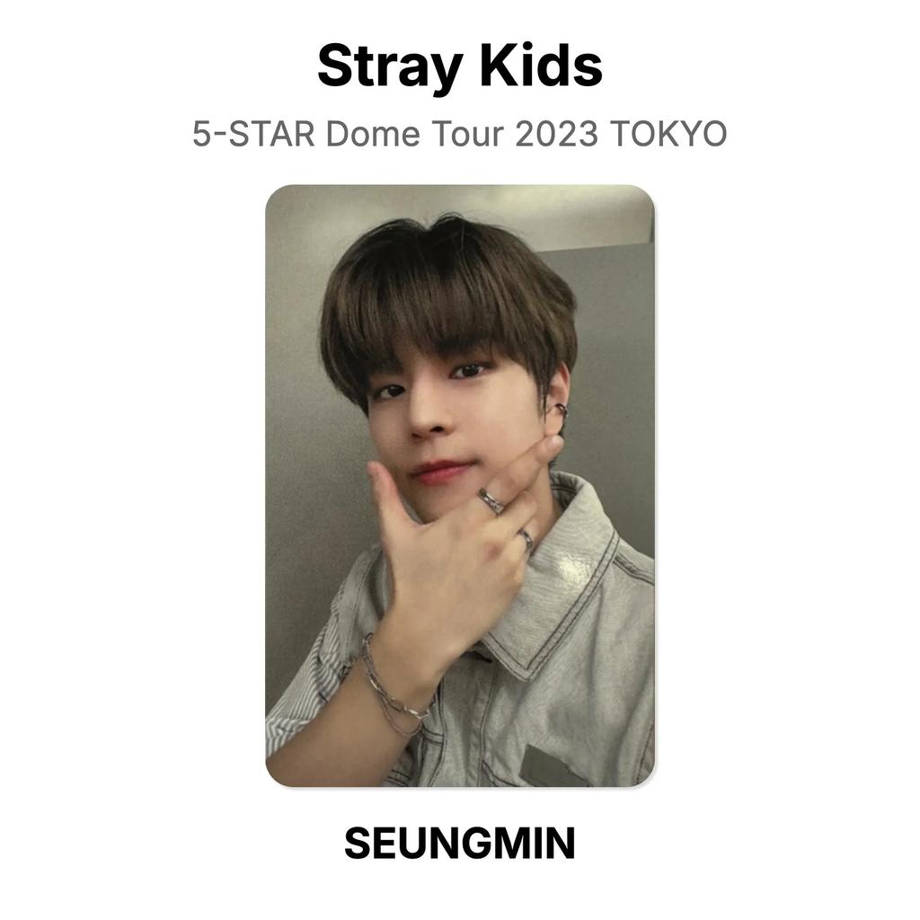 Stray Kids 5-STAR Dome Tour 2023 ТОКИО Официальная фотокарточка KPOP Специальный подарок