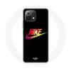 Coque - MANIACASE - Xiaomi Mi 11 Lite - Nike Logo - Couleur noire - Coque rigide