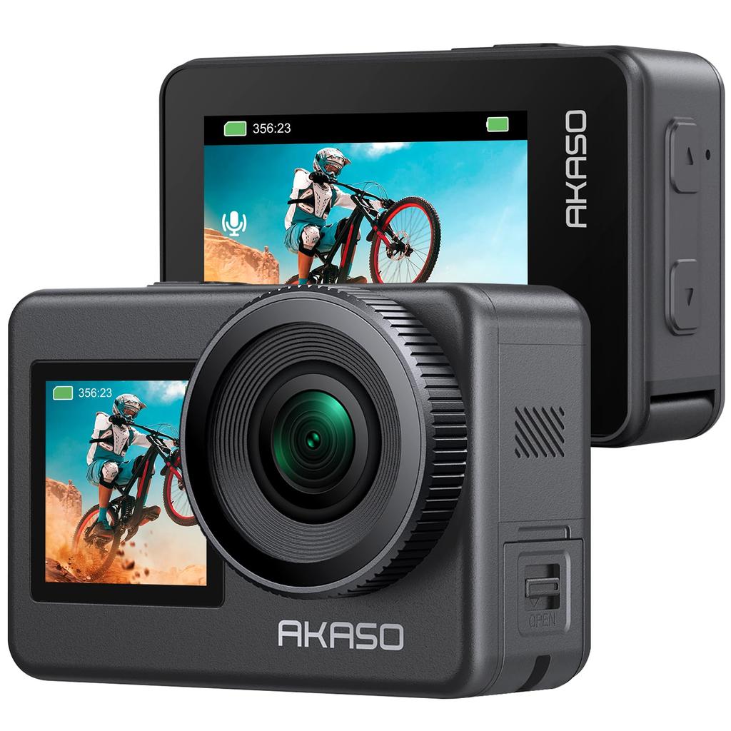 Экшн-камера AKASO Brave7 4K 60fps 20MP Водонепроницаемая IPX8 10м Подводный спорт