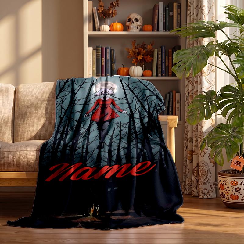 Sabrina Custom Flannel Blankets Soft Warm Cozy Throws for Home Decor Holiday Gifts