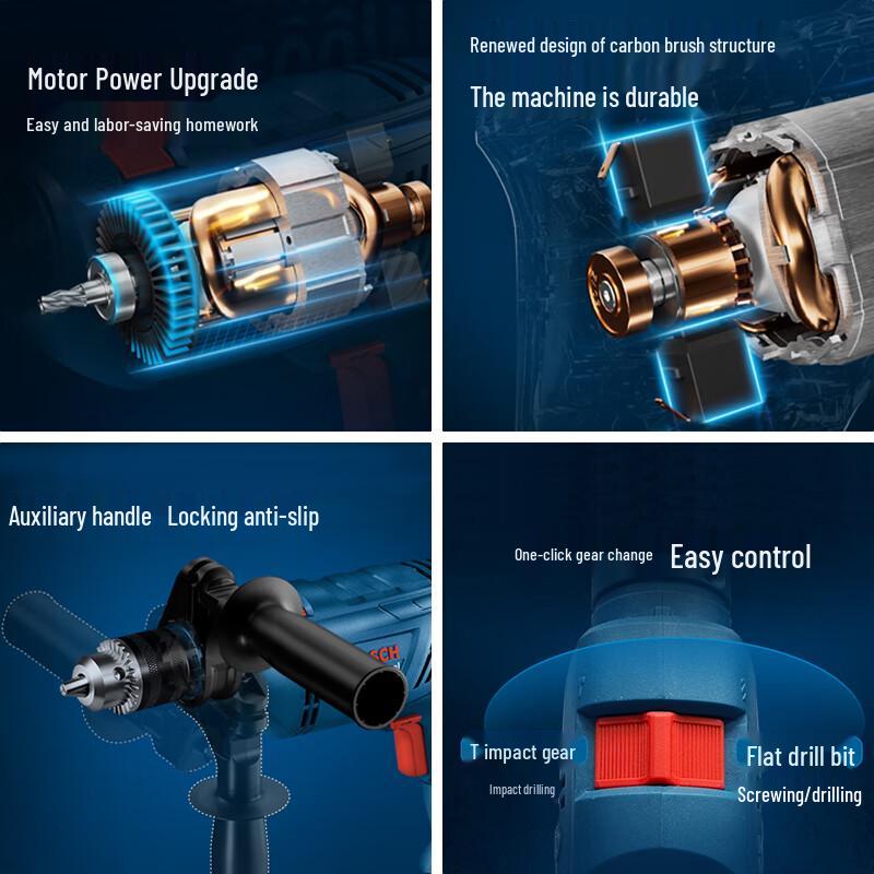 Bosch GSB 600 600W Corded Impact Drill CN plug (adapter included)