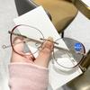 Women Men Luxury Rimless Reading Glasses Fashion Design Round Gradien Eyewear Trendy New Ladies Far Sight Eyeglasses Degrees