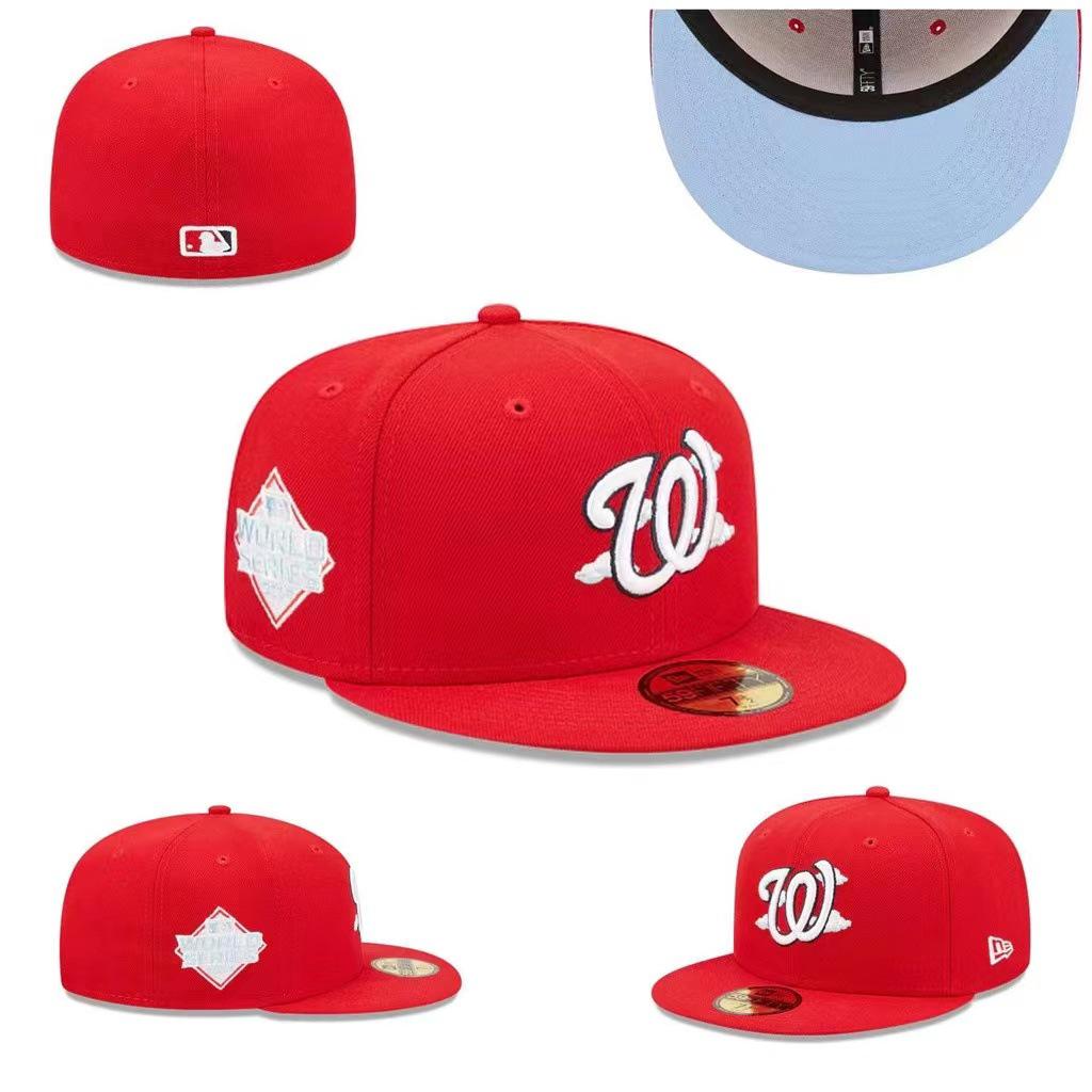 Бейсболка Washington Nationals с вышивкой, защитой от солнца, закрытым задником, разные стили и цвета