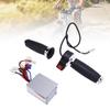 Electric Scooter Electric Twist Throttle Grip with Controller Aluminium Alloy 3 Speed Throttle Handlebar for Electric Bike