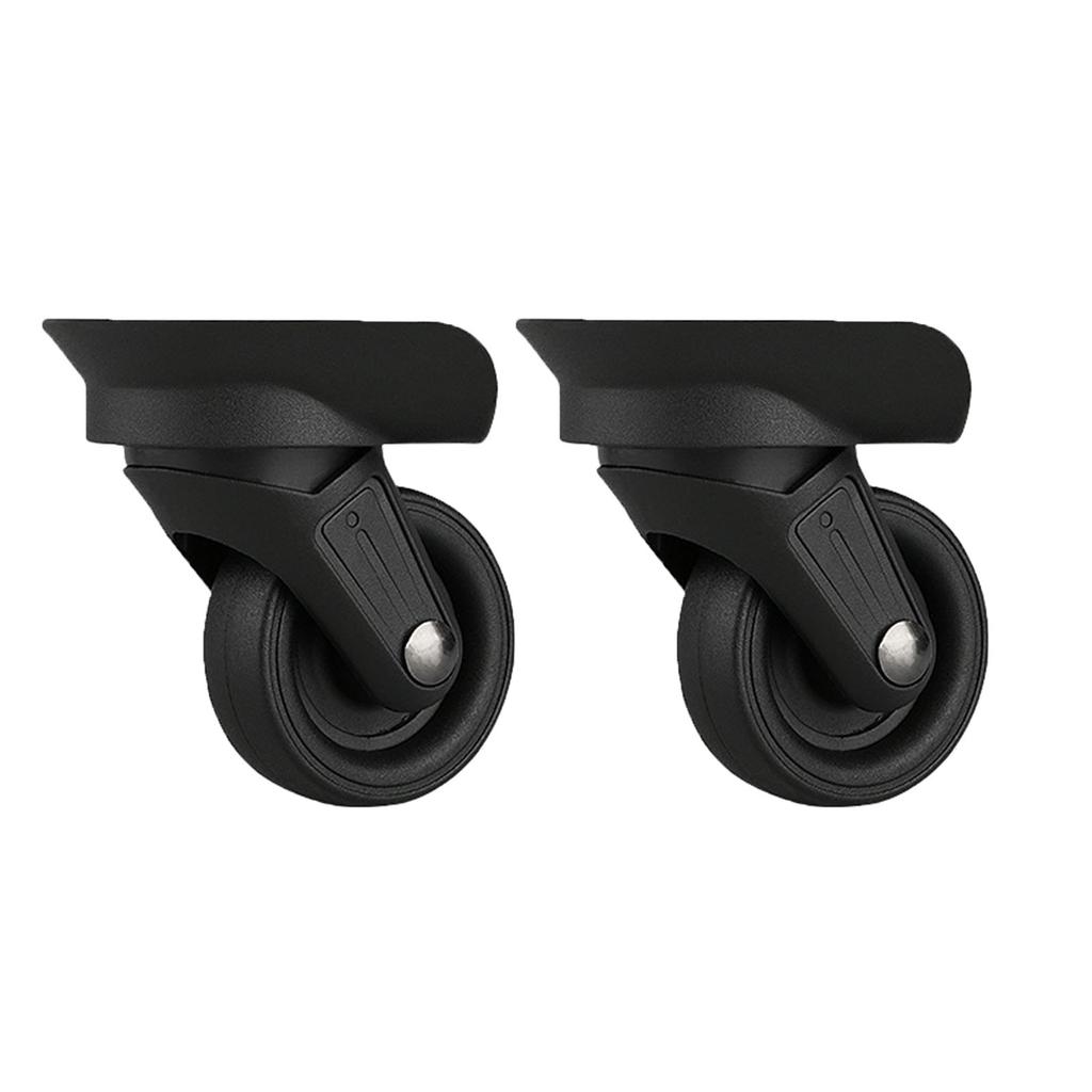 1 пара сменных роликов для чемодана своими руками, поворотные бесшумные роликовые колеса для дорожной сумки, дорожного чемодана