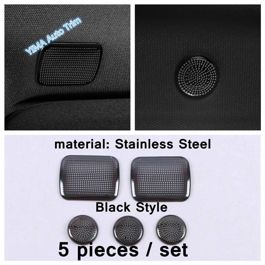 Car Window A Pillar / AC Roof High Pitch Loudspeaker Cover Audio Speakers Trim For Cadillac CT4 - 2024 Interior Accessories