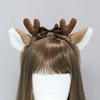 Plush Simulated Beast Ear Headband, Halloween Cosplay Party Hair Hoop, Furry Animal Ear Costume Photo Prop Headpiece