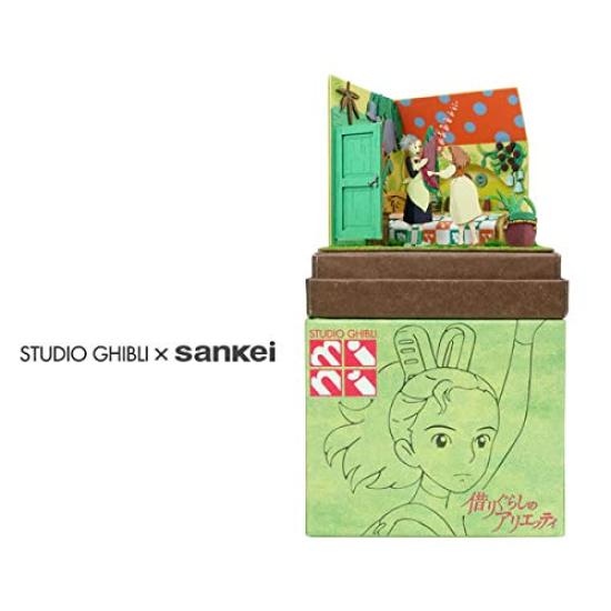 Sankei Studio Ghibli Mini Ариэтти из страны лилипутов Хомили и Ариэтти Бумажная модель MP07-101