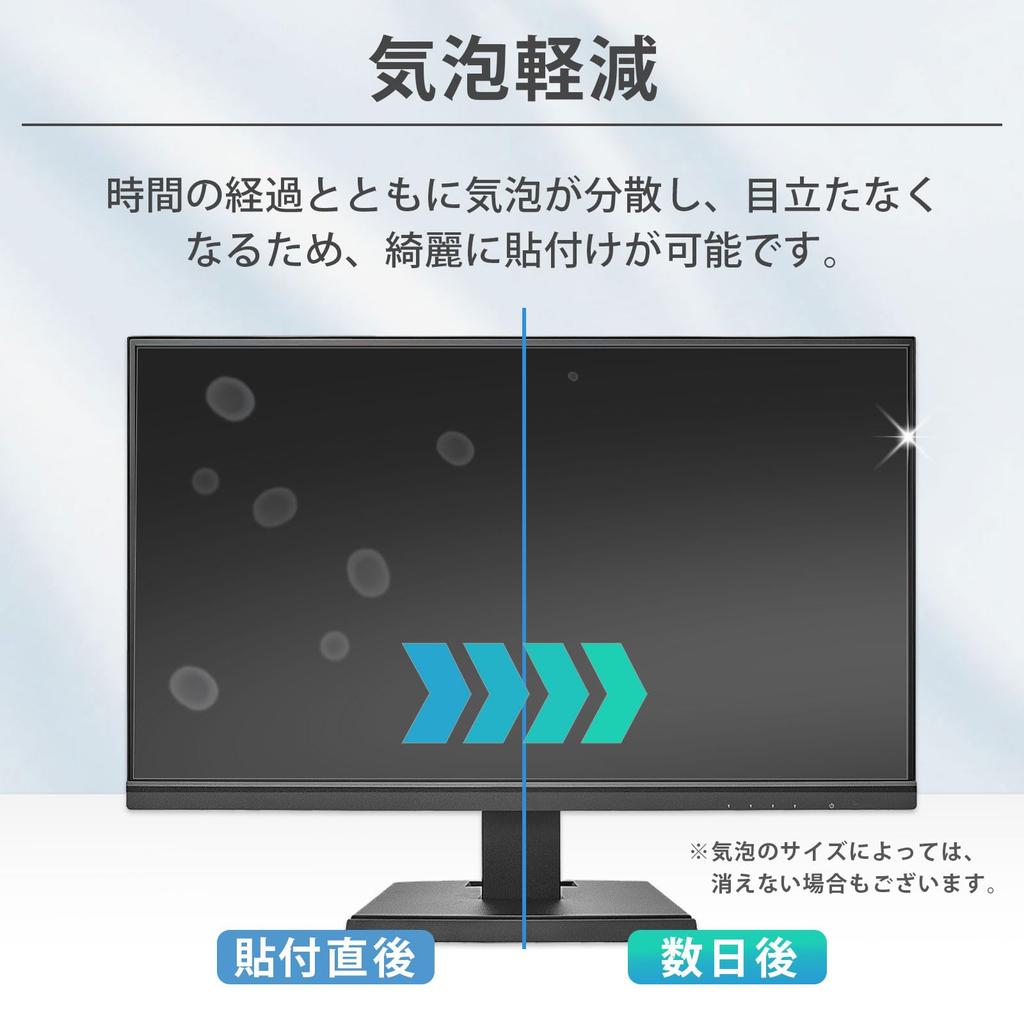 24-inch 16:9 Screen Protector, Blue Light Blocking, Fingerprint Resistant, Antibacterial, Blue Light Blocking, Ultra-Transparent