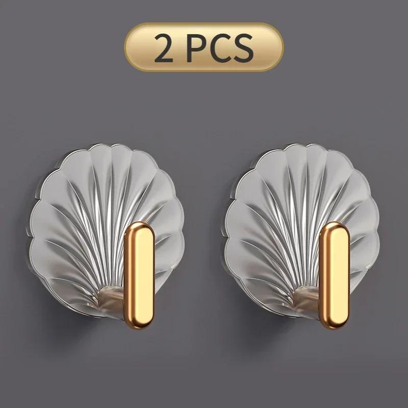 4/2/1 шт. настенные крючки без перфорации, крючки в форме ракушки, прочные липкие вешалки для одежды, вешалка для полотенец, сумка для ключей, держатели для ключей
