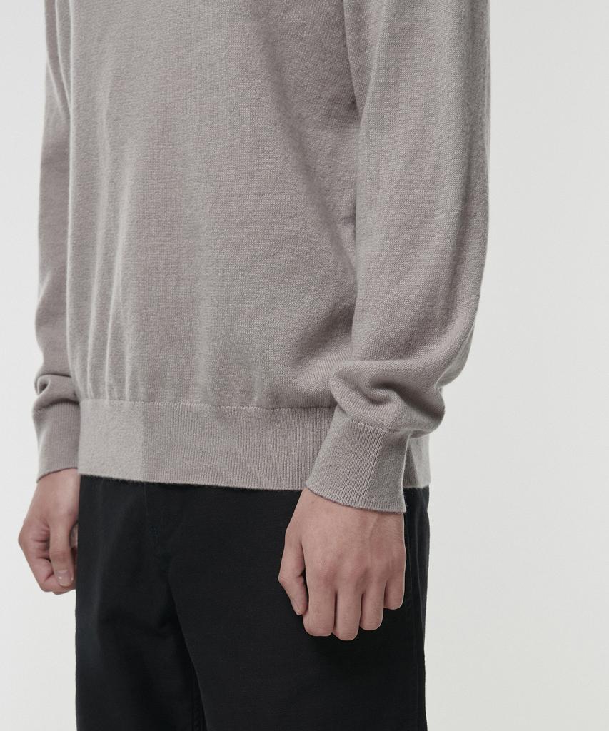 MUSINSA STANDARD [Premium] 100% Cashmere Turtleneck Knit [Mushroom]