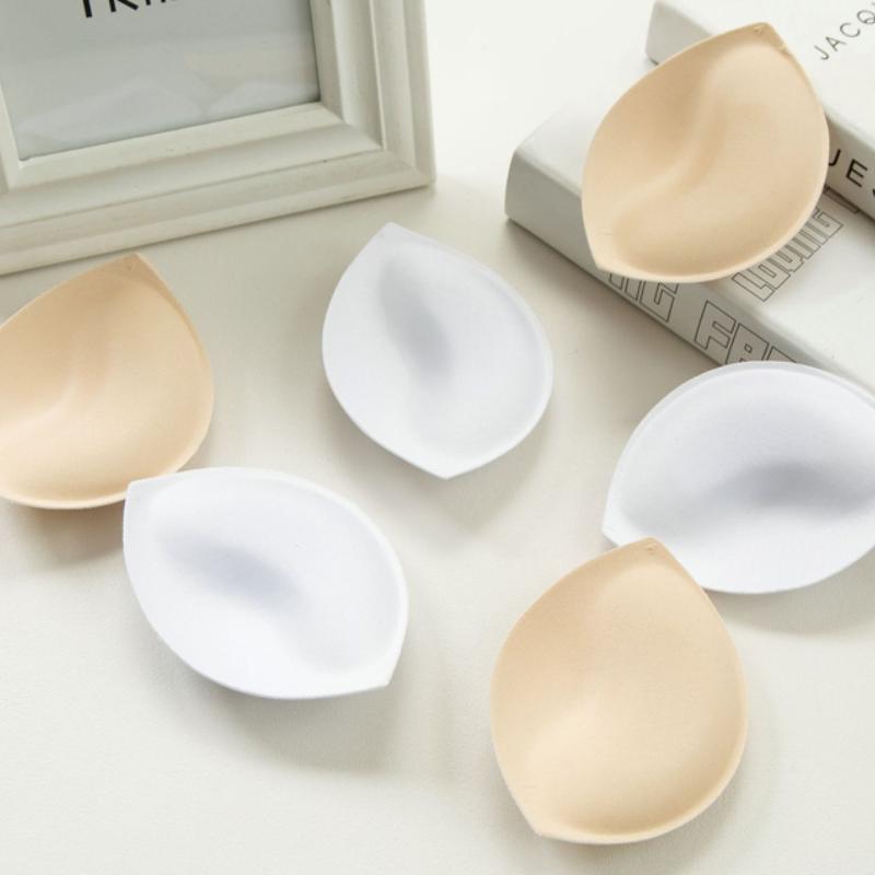 1 пара губчатых подушечек для бюстгальтера, увеличитель груди с эффектом пуш-ап, съемные вставки для бюстгальтера, чашки для купальника, бикини, нижнее белье