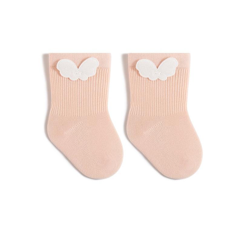 Newborn Cotton Baby Socks For Girls Boys Cute Wing Infant Short Spring Socks For 0-5Years