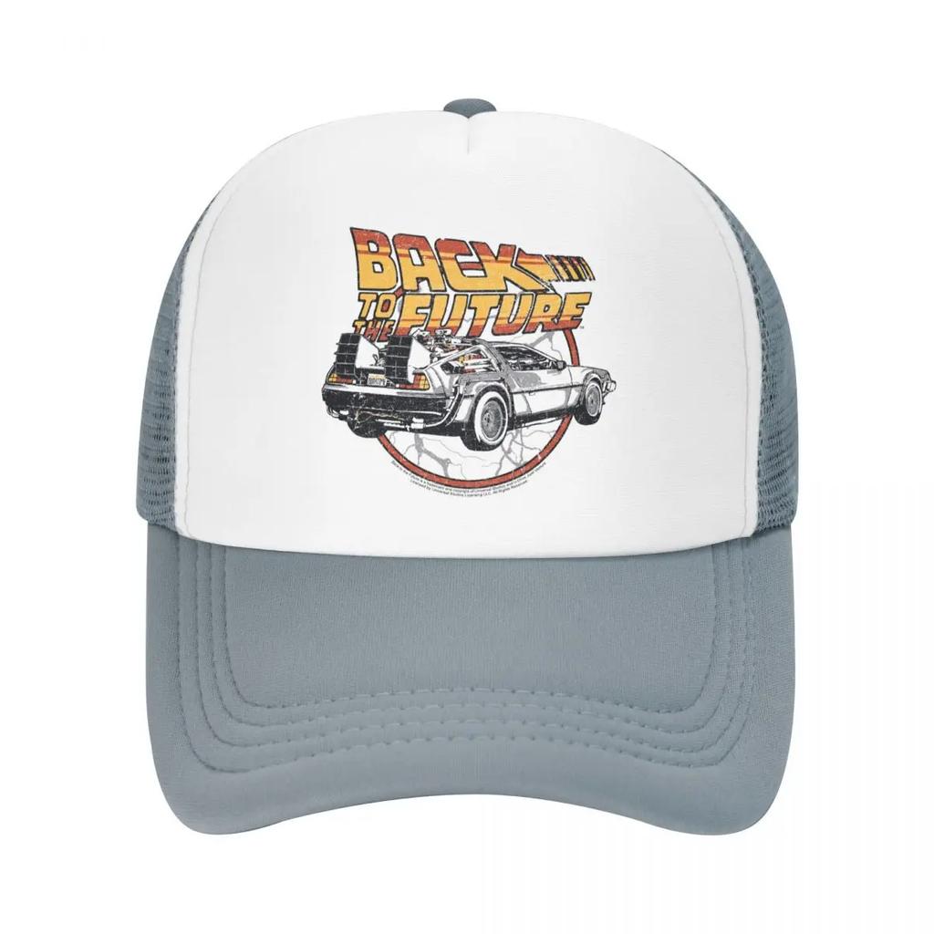 Custom Back To The Future Baseball Cap for Unisex Women Breathable s Scifi Adventure Film Trucker Hat Outdoor Snapback Caps