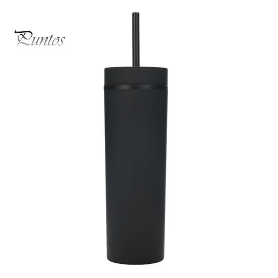 Чашка-непроливайка с широким горлом, 16 унций, с трубочкой и крышкой, герметичная, герметичная, с изоляцией, для дома, офиса, спортзала, путешествий