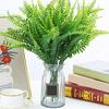 Artificial Flowers UV Resistant Realistic 7 Fork No Watering Non-fading Low Maintenance Lifelike Boston Fern Shrub Adult Sex Wear