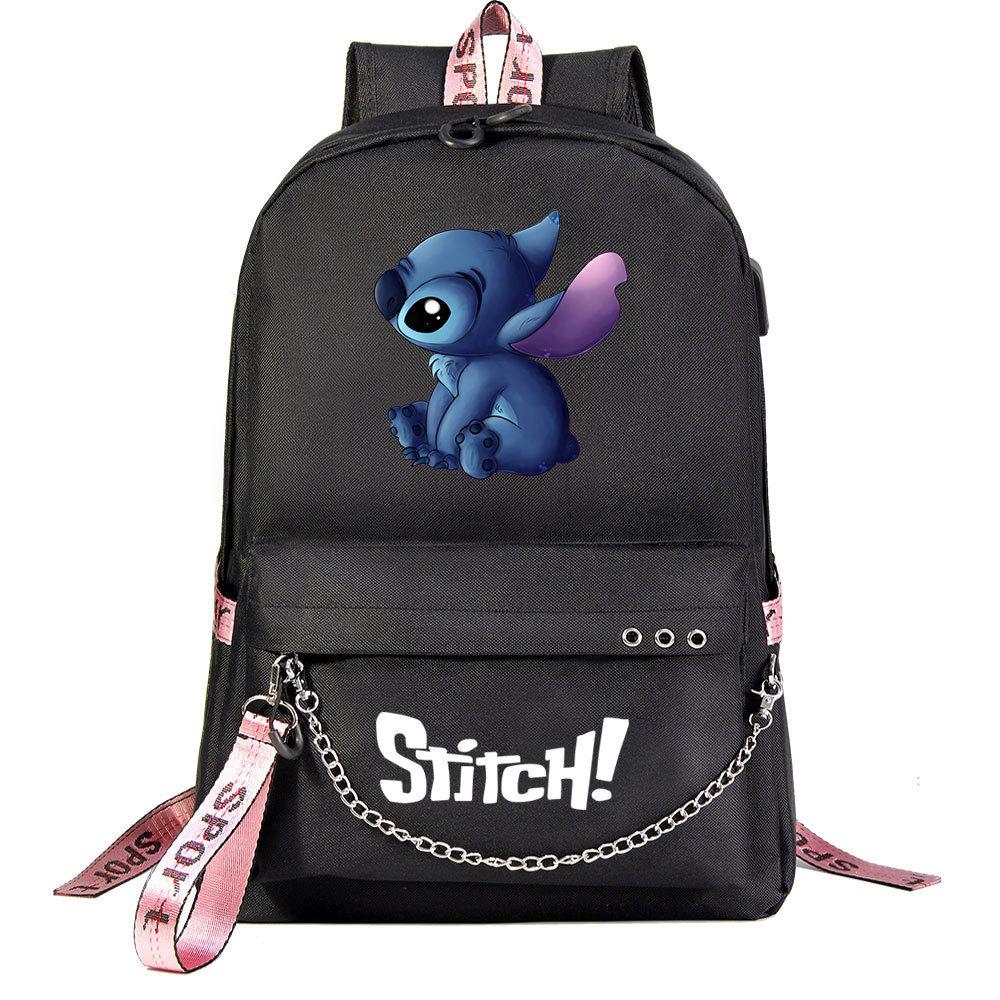 Anime Backpack Usb Teen Student School Bag Men'S And Women'S Leisure Travel Backpack