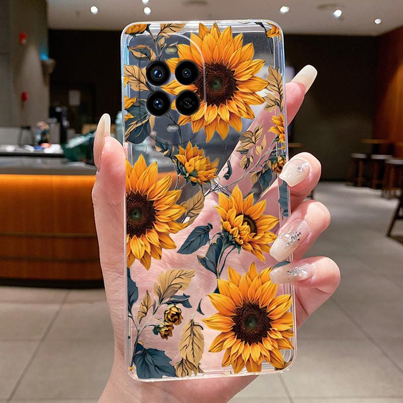 Чехол для Huawei Nova 13 Pro Роскошный Милый Крутой Узор Дракон Цветок Мягкий силикон Чехол для Телефона Задняя крышка Прозрачный ТПУ Корпус