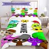 3pcs Custom Name Sprunki Bedding Set Duvet Cover Closure Includes 1 Duvet Cover & 2 Pillowcases, Soft and Comfortable for All Seasons.