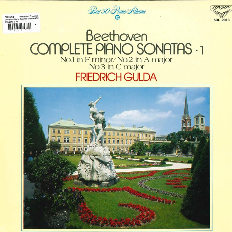 LP Record FRIEDRICH GULDA Beethoven Complete Piano Sonatas Vo SOL2013 LONDON Japan Obi Classical Used