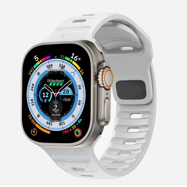 Силиконовые ремешки для Apple Watch - Одноцветные, Серия Ultra в наличии