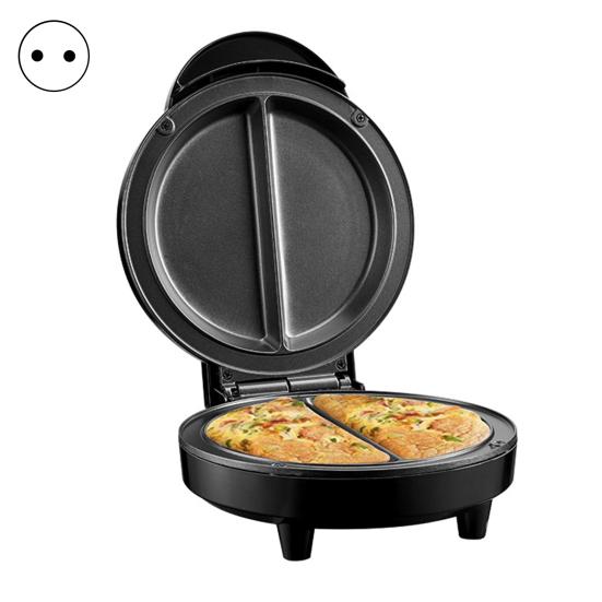 Dual Zone Electric Omelette Maker 1000W Rapid Heating Egg Cooker Non-Stick Double Omelet Pan for Sandwiches Crepes Frittatas Pancakes