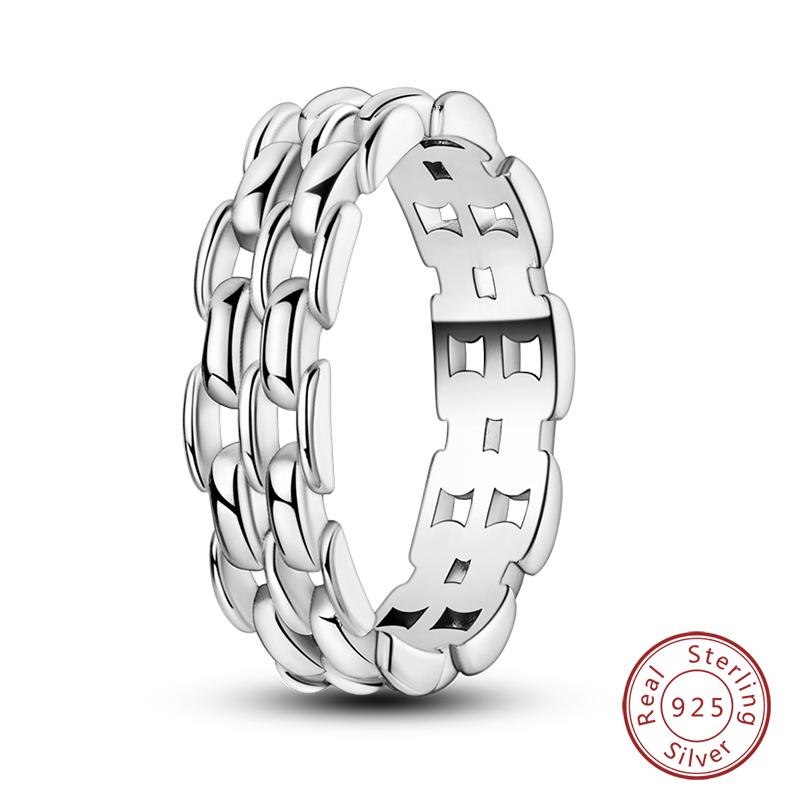 925 Sterling Silver Heart Shaped Infinite Minimalist Rings Hollow Celtic Knot Rings for Women Elegant Engagement Wedding Jewelry