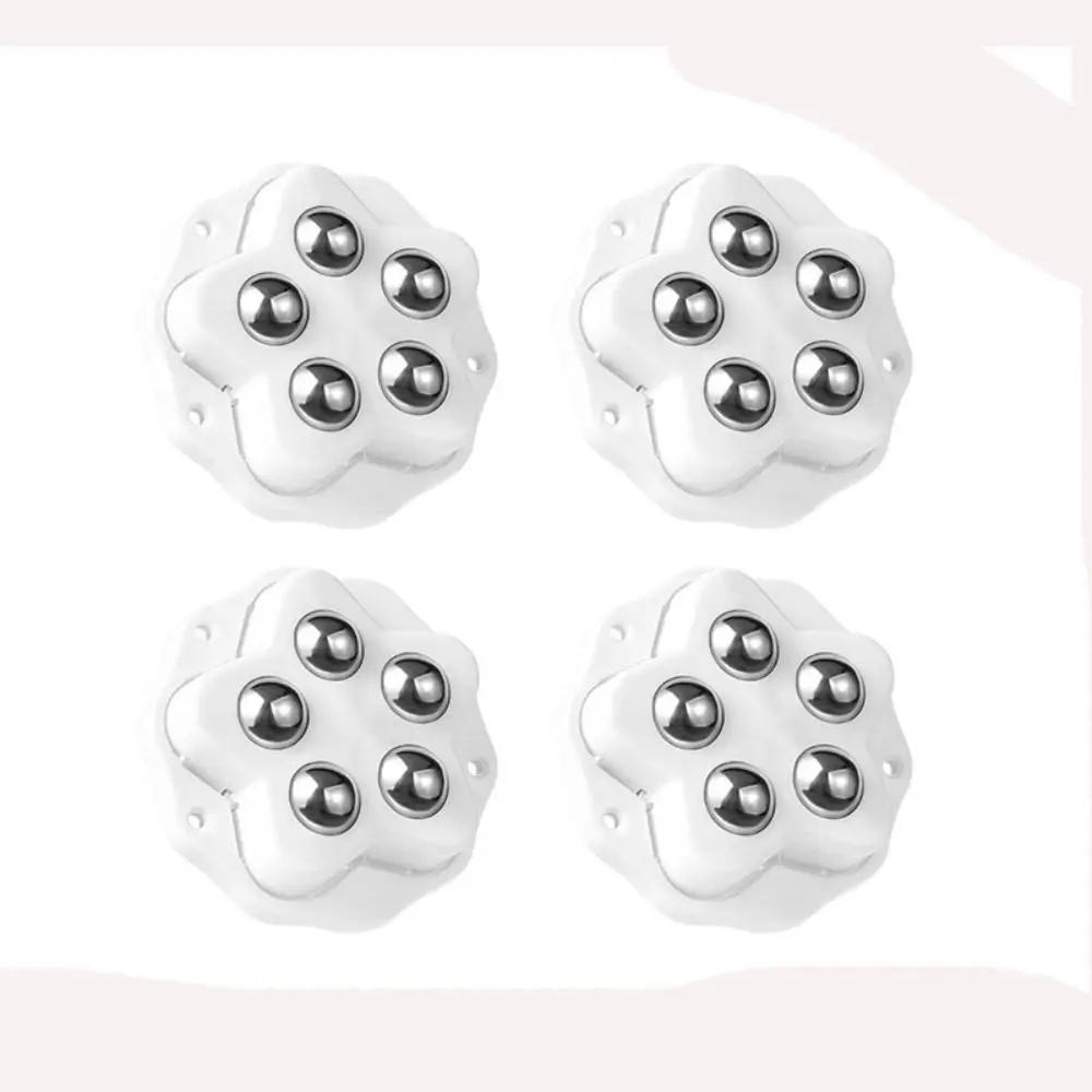 Xiaomi 4PCS Self Adhesive Caster Wheels Super Load-bearing 5 Beads Universal 360° Rotating Wheels For Home Appliances Storage Boxes