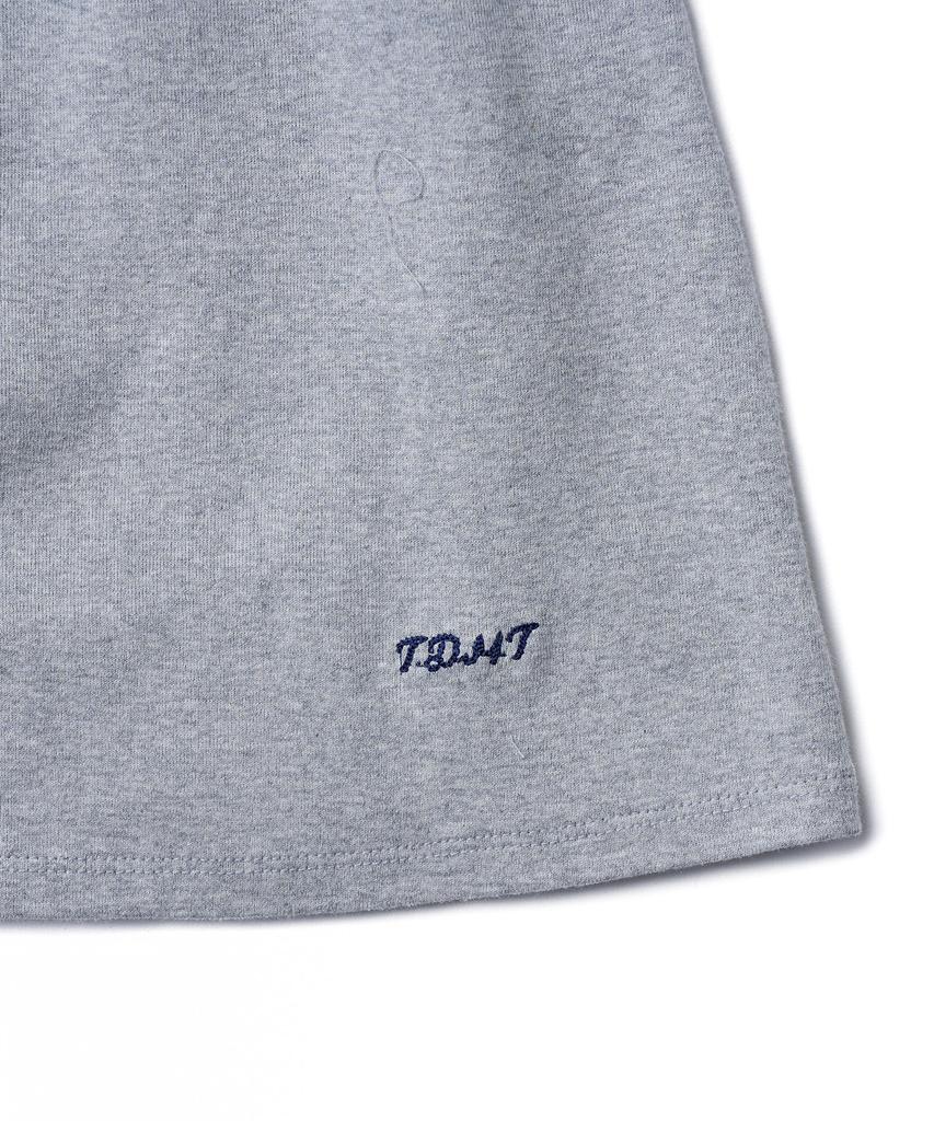 Tudment 50S Embroidered Mini Pantskirt_Melange Gray