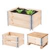 KADAX Nadstawka Paletowa Drewniana 60x80cm Pojemnik Na Paletę Grządka Pakiet 2szt
