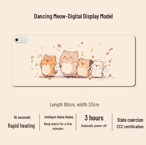 Hotson Electric Heated Desk Pad - Desktop Heater & Writing Mat with Warmth Function