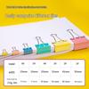 JY 25mm Assorted Color Metal Binder Clips (2-Pack)
