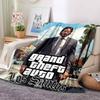 Gta Los Santos Flannel Blanket Throw Blanket Soft Warm Sofa Bed Camping Home Decor Unique Christmas Gift C9211666
