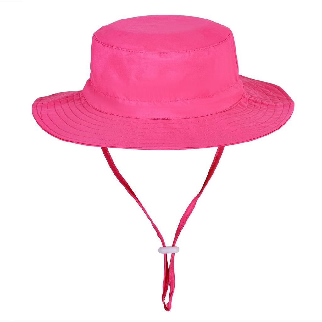 Breathable Adjustable Bucket Hat for Toddlers - Quick-Dry, Windproof, Sun Protection
