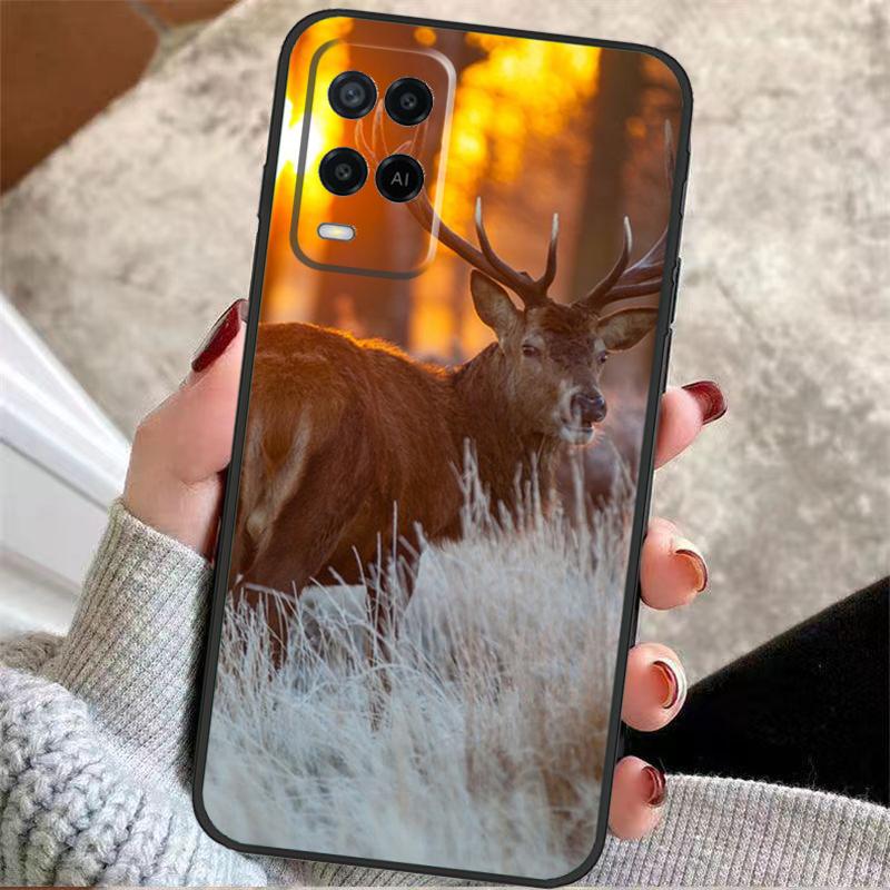 ПОТРЯСАЮЩИЙ ЧЕХОЛ С ОЛЕНЕМ Для Oppo A57 A17 A77 A40 A78 A54 A74 A94 A76 A16 A96 A18 A60 A80 A38 A58 A98 A15 A5 Pro