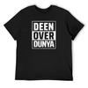 Deen over dunya - исламские цитаты искусство Футболка Футболки мужские аниме вещи футбольная футболка смешные футболки мужчины