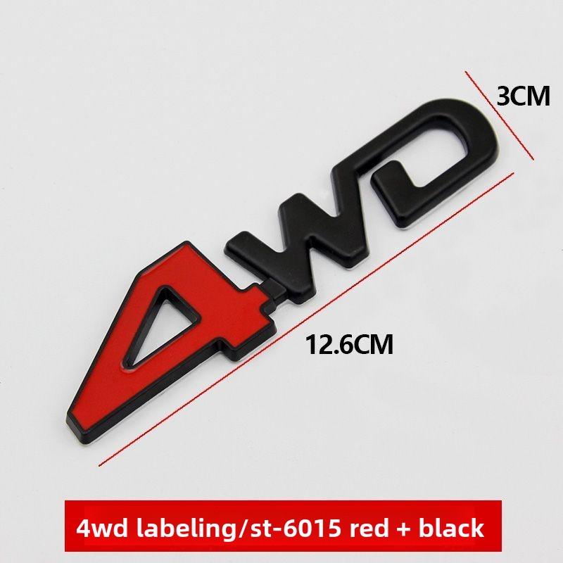 General Motors 4WD Декоративная наклейка с надписью для внедорожника, модифицированный кузов, дверь багажника, для Mitsubishi, для Jeep