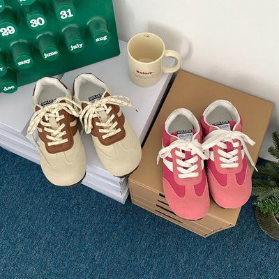 Ретро универсальные легкие взрывные немецкие кроссовки с плоской подошвой женские летние 2025 года интернет-знаменитости низкие американские повседневные туфли