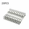 10/20Pcs Stainless Steel Clothes Pegs Washing Clips Household Clothing Sealing Clip Windproof Clips Hang Pins Metal Clips Clamps