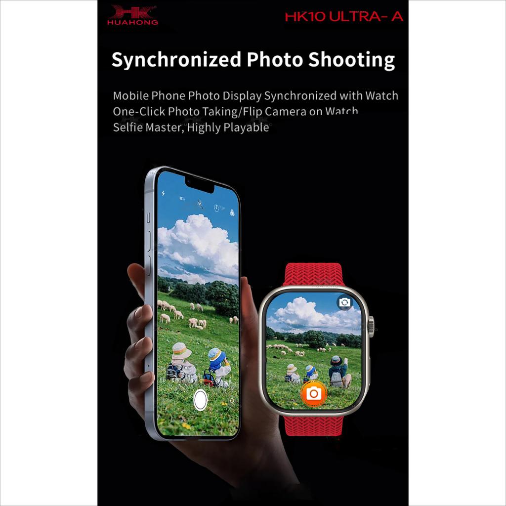 2024 Новые умные часы HK10 ULTRA-A с экраном Amoled, локальный музыкальный альбом, NFC TWS, умные часы для мужчин и женщин