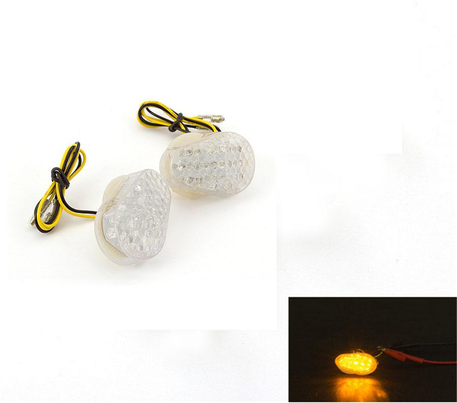 12V Motorcycle Turn Signal Indicators Light Turning Lamp For Kawasaki ZRX1200 ZX9R Z750 ZX7R